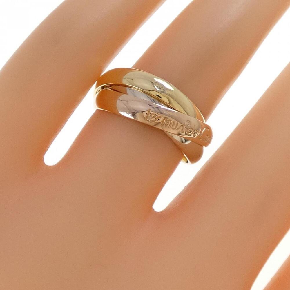 Cartier Authentic Gold Trinity Ring - image 4